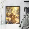 Pikachu Playing In Water-11CT Stamped Cross Stitch 35*45cm/13.78*17.72in