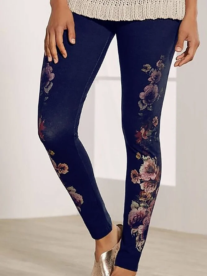 Women's Floral / Botanical Print Leggings