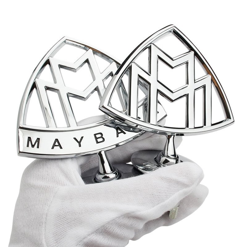 Style Standing Hood Ornament Emblem Badge For Mercedes-Benz MAYBACH voiturehub dxncar