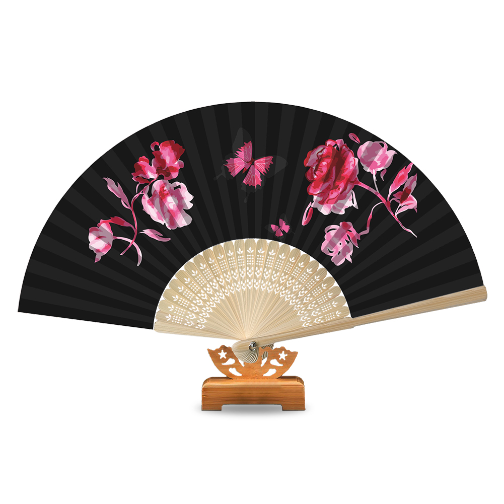 

Butterfly - Paint By Numbers - Folding Fan, 501 Original