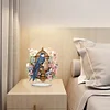  5D DIY Special Shape Diamond Painting Desk Ornament Flower Cage Birds Decor Kit