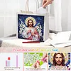 DIY Linen Diamond Art Handbag Craft Kit for Adults Beginners Shopping Gift