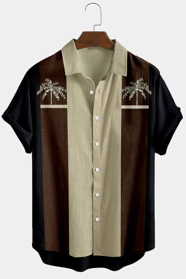 Fashion Casual Coconut Print Shirt