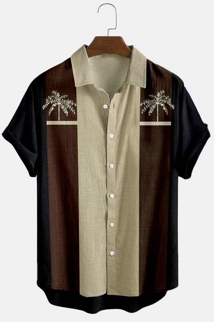 Fashion Casual Coconut Print Shirt