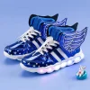 Boy Girl Non-slip Glowing Sneakers Led Light Up Shoes