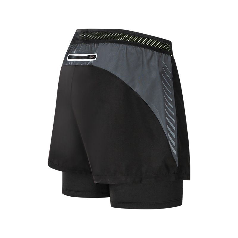 Livereid Men's Running Fitness Breathable Quick-drying Sports Shorts With Liners - Livereid