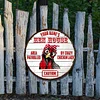 Hen House Customized Tin Painting / Wooden Painting (Round 12*12 inches)