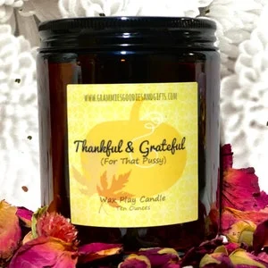 pornhint Pornhint Wax Play Candle  - Thanksgiving Candle -gift for girlfriend, gift for wife, gift for spouse, gift for lover, gift for friends with benefits