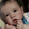 [Heartbeat💖 & Sound🔊] Open Mouth 20'' Look Real Chad Reborn Silicone Toddler Baby Girl Doll - RBBI-Myrebornbabydoll&reg; Myrebornbabydoll&reg;