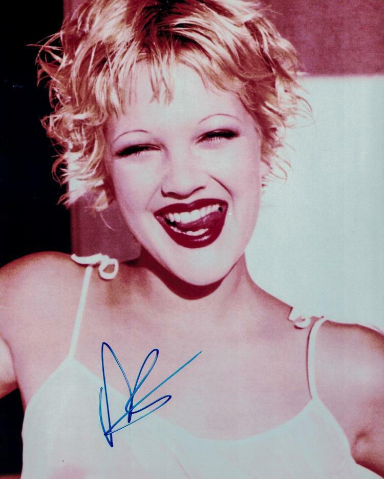 DREW BARRYMORE Signed Photo Poster paintinggraph - Film Actress / Model - Preprint