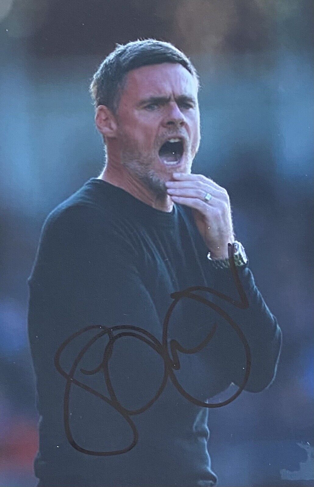 Graham Alexander Genuine Hand Signed Salford City 6X4 Photo Poster painting