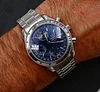 All photos are of the actual watch in stock  Omega Speedmaster Day-Date 39 Blue Dial Steel Mens Watch 3523.80.00