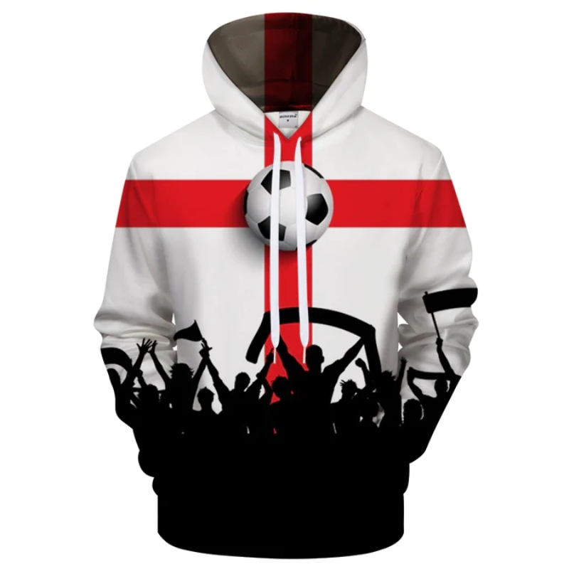 England Fans 3D - Sweatshirt