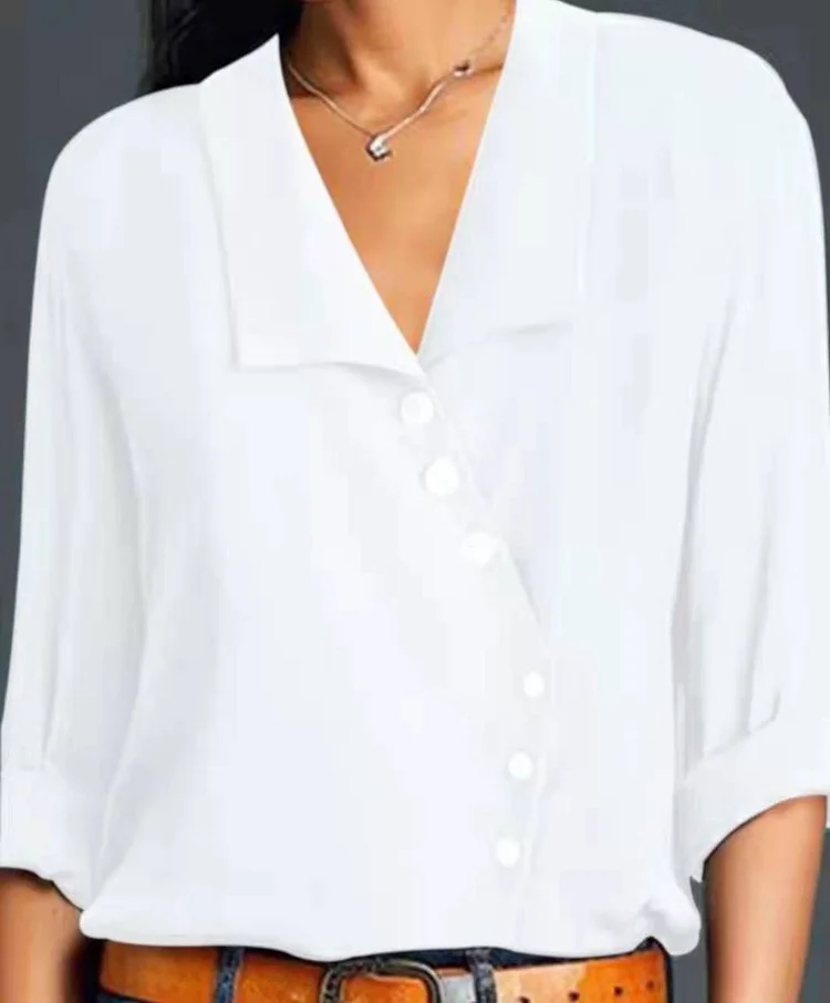 Solid Button Shirt