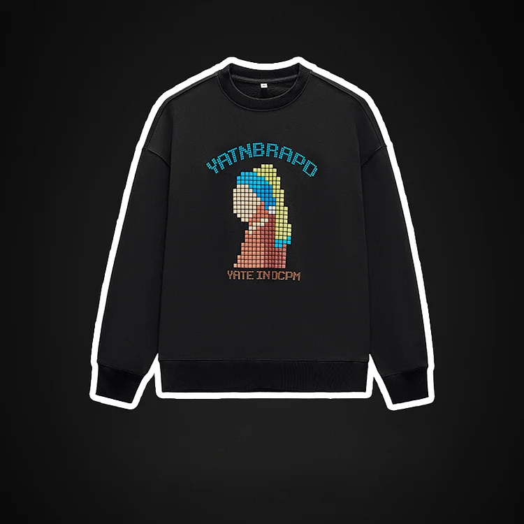 Women's Mosaic Block Print Sweatshirt
