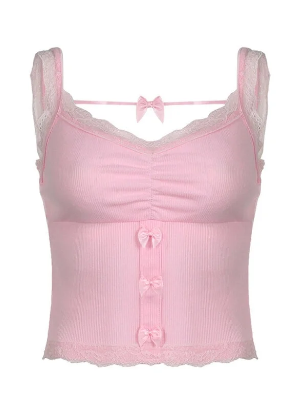 Summer Bow Pink Top