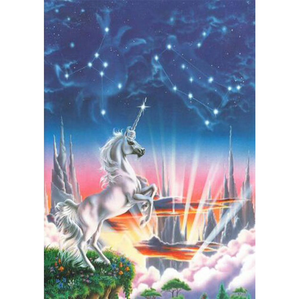 

Cartoon Unicorn - Round Drill Diamond Painting - 30*40CM, 501 Original
