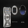 Metal Frame iPhone 15 Pro Case with 67mm Filter Adapter for Video Equipment Phone Stabilizer