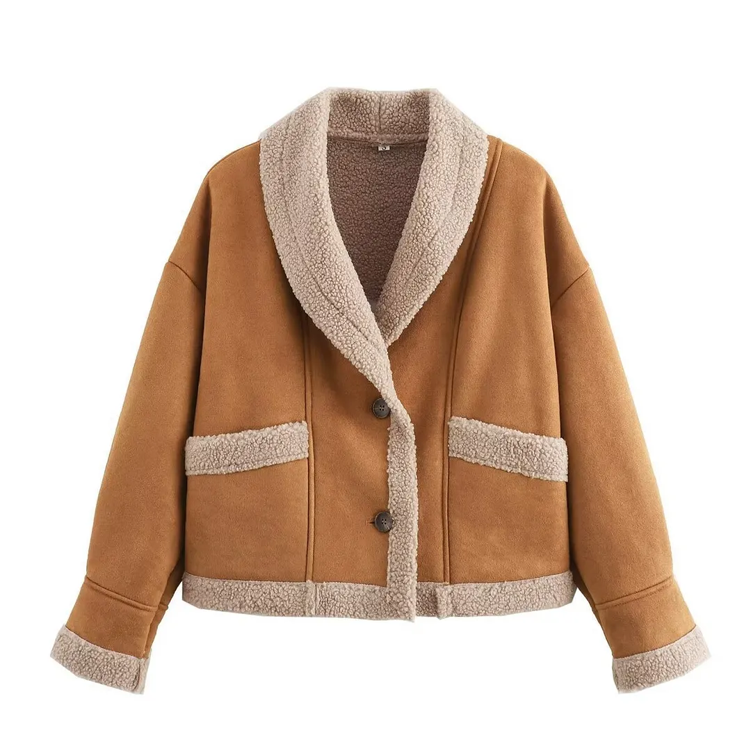 Nigikala Nigikala Women's Clothing 2025 Autumn And Winter New Wool Coat Collar Loose Fur