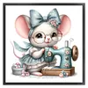 Sewing Mouse-11CT Stamped Cross Stitch 40*40cm/15.75*15.75in tapestrymarket