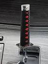 Japanese Sword Universal Gear Shift Lever Knob with 4 Adapters for Most Vehicles