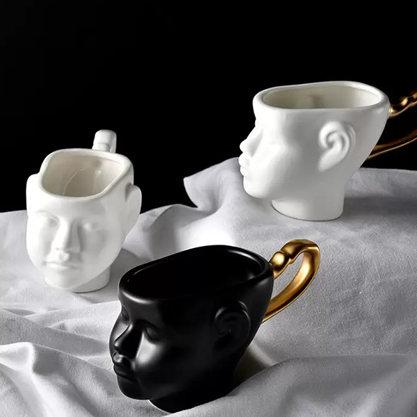 Mugs 3d Ceramic Coffee, Ceramic Mugs Face, Coffee Cup Ceramic 3d