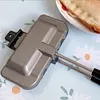 Baking Tray Double-sided Hot Dog Toaster Panini Press for Pancakes Omelets Toast