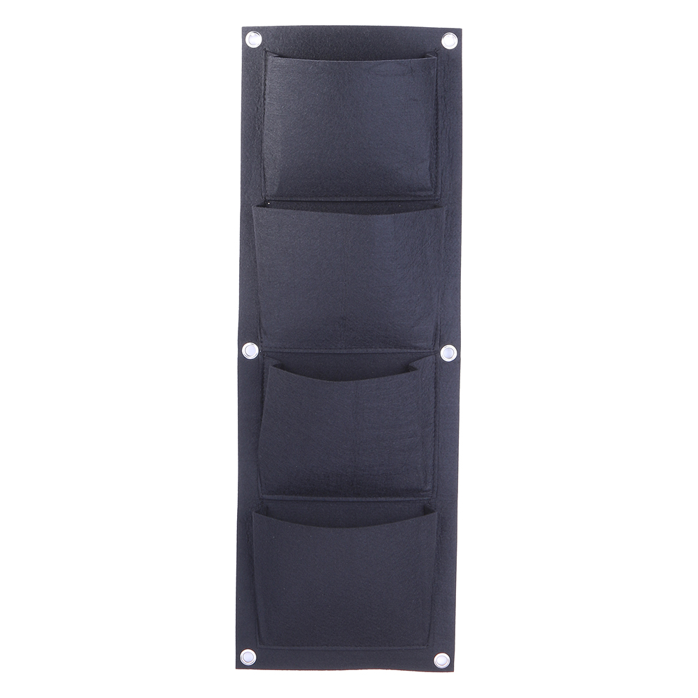 

4-Pocket Planter Indoor Outdoor Wall Balcony Garden Vertical Hanging Bag, 501 Original