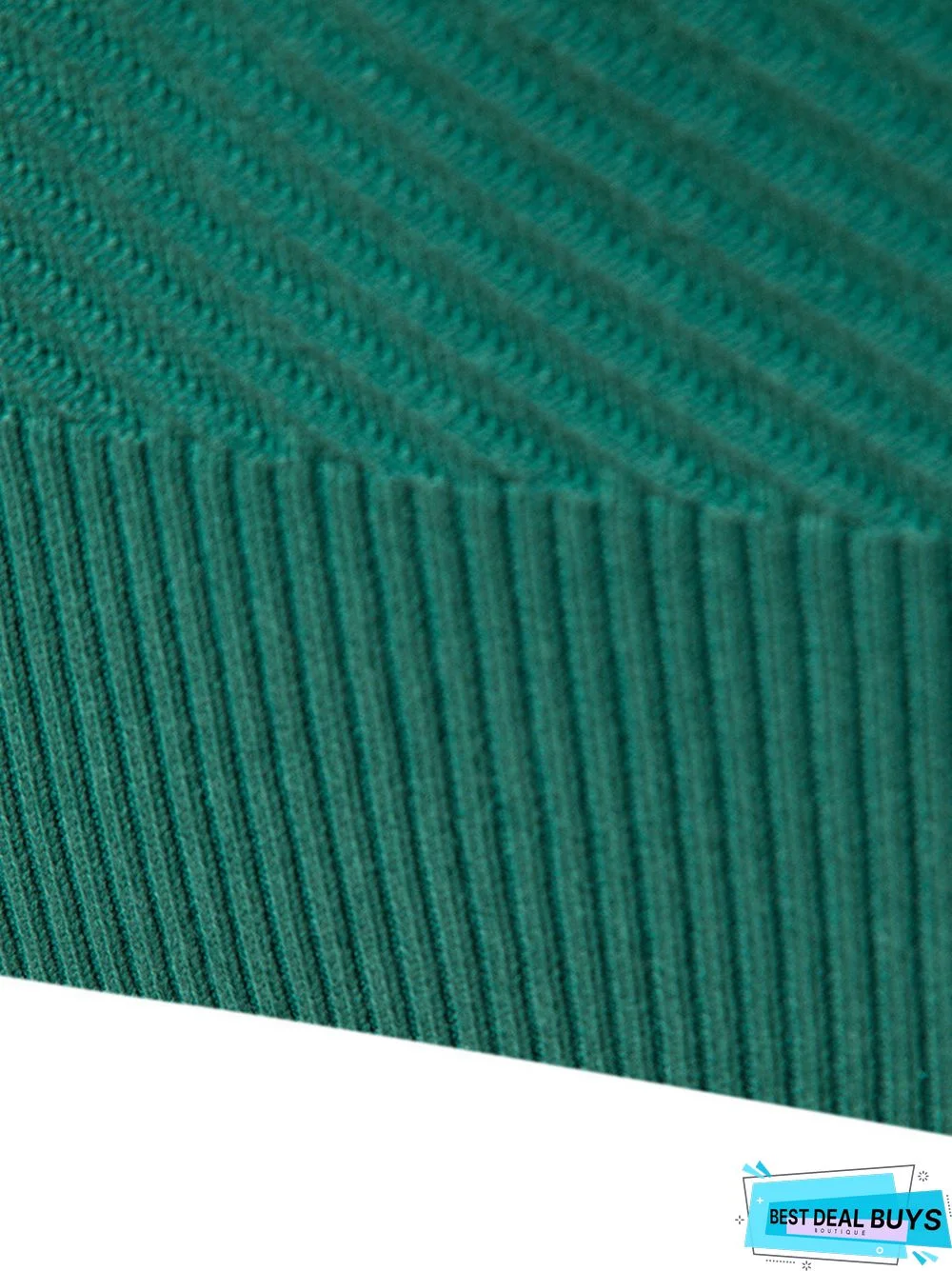 Men's Crewneck Solid Color Pullover Knit Sweater