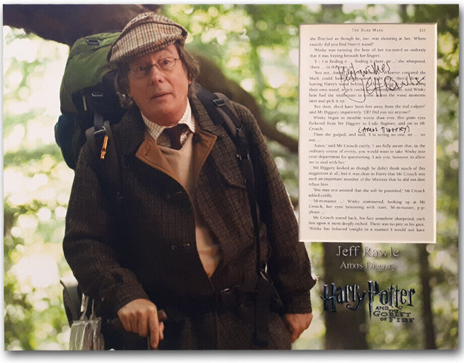 Jeff Rawle signed autograph Photo Poster painting mount 12x16 inch COA Harry Potter