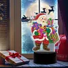 DIY Diamond Painting 7 Color Night Light Lamp Home Decoration Ornament Gift Kit(Santa Claus)