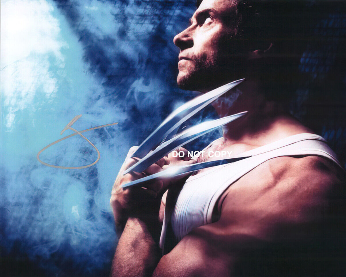 Hugh Jackman - Autographed Signed 8x10 Photo Poster painting (X-Men Wolverine) Reprint