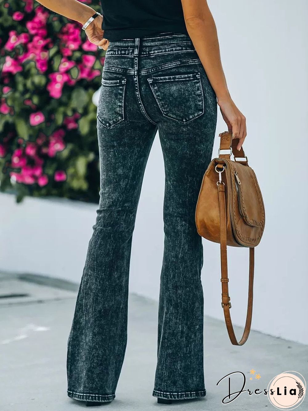 Women's High Waisted Stretchy Flare Jeans