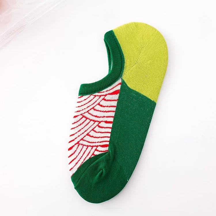 Geometric Patterns Cotton Socks