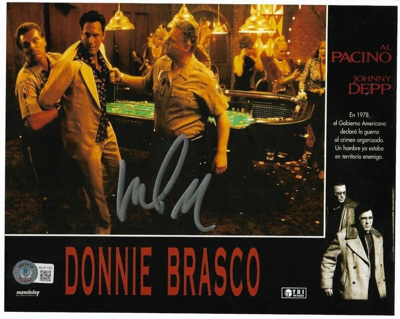 Michael Sonny Madsen Signed Donnie Brasco