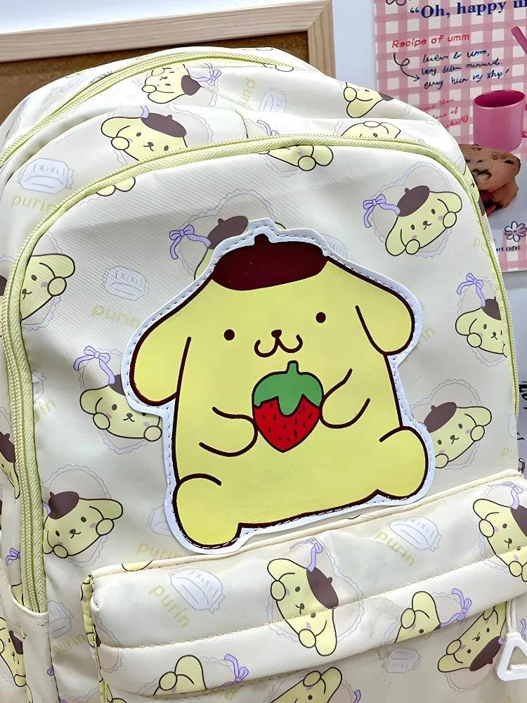 Brownm Characters Backpack