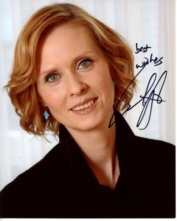 CYNTHIA NIXON signed autographed 8x10 Photo Poster painting