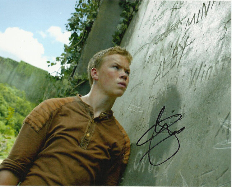 Will Poulter Maze Runner Autographed Signed 8x10 Photo Poster painting COA