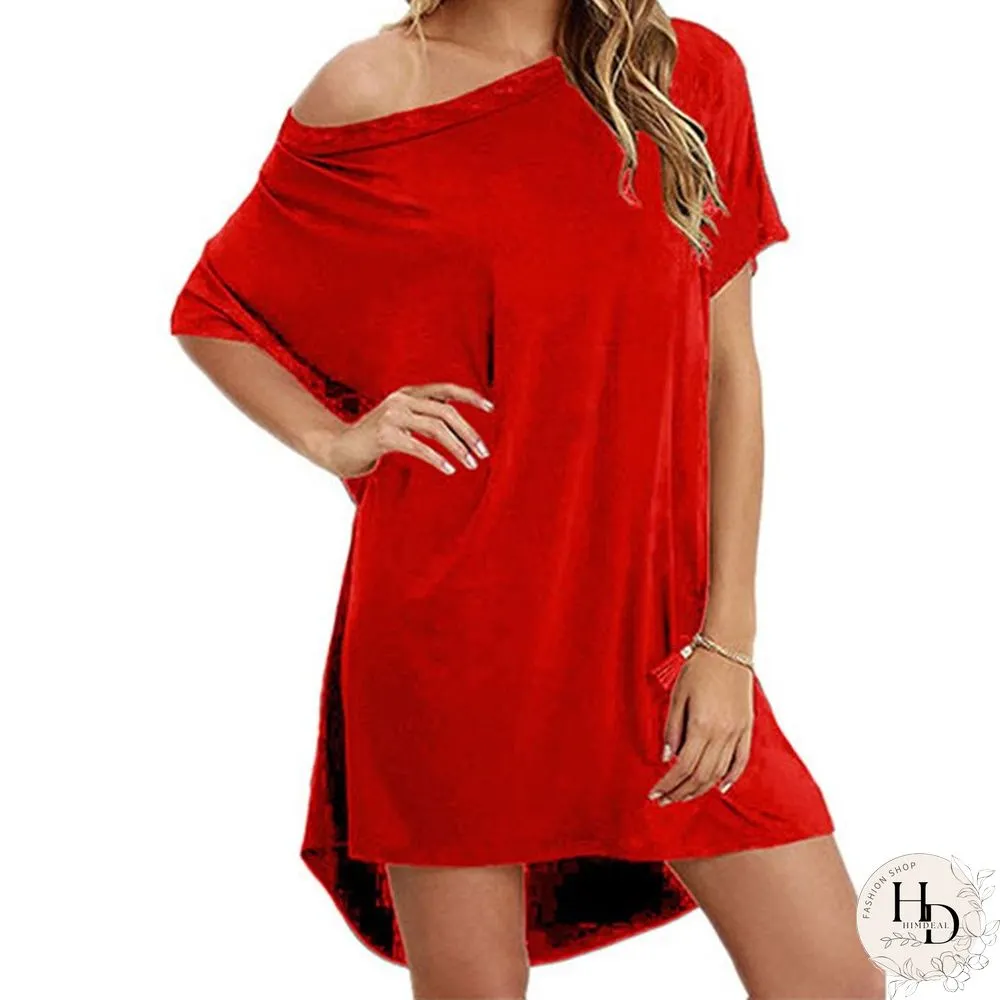 Kawaii Sexy Off Shoulder Party Club Hoodies Dress Women Long Sweatshirt Autumn Full Harajuku Hoodie Split Sudadera Mujer PR2074G