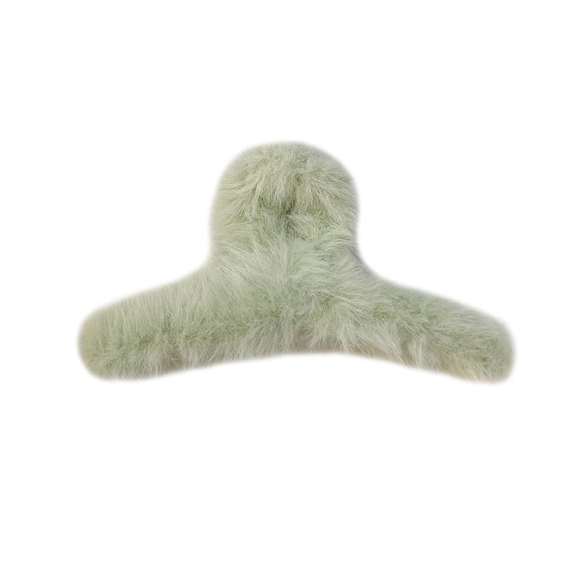 Minimalist Solid Color Arylic Hair Claws 1 Piece