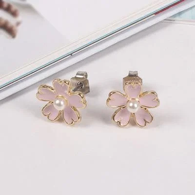 Pastel Sakura Blossom Ring/Earrings SP179434