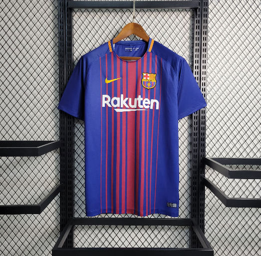 2017-2018 Barcelona Retro Home Football shirt 