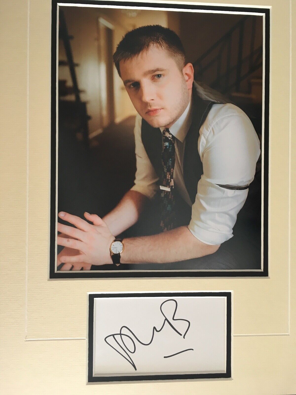 PLAN B - CHART TOPPING SINGER / SONGWRITER - SUPERB SIGNED Photo Poster painting DISPLAY