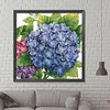 Hydrangea-14CT Stamped Cross Stitch-48*48cm(Brand)