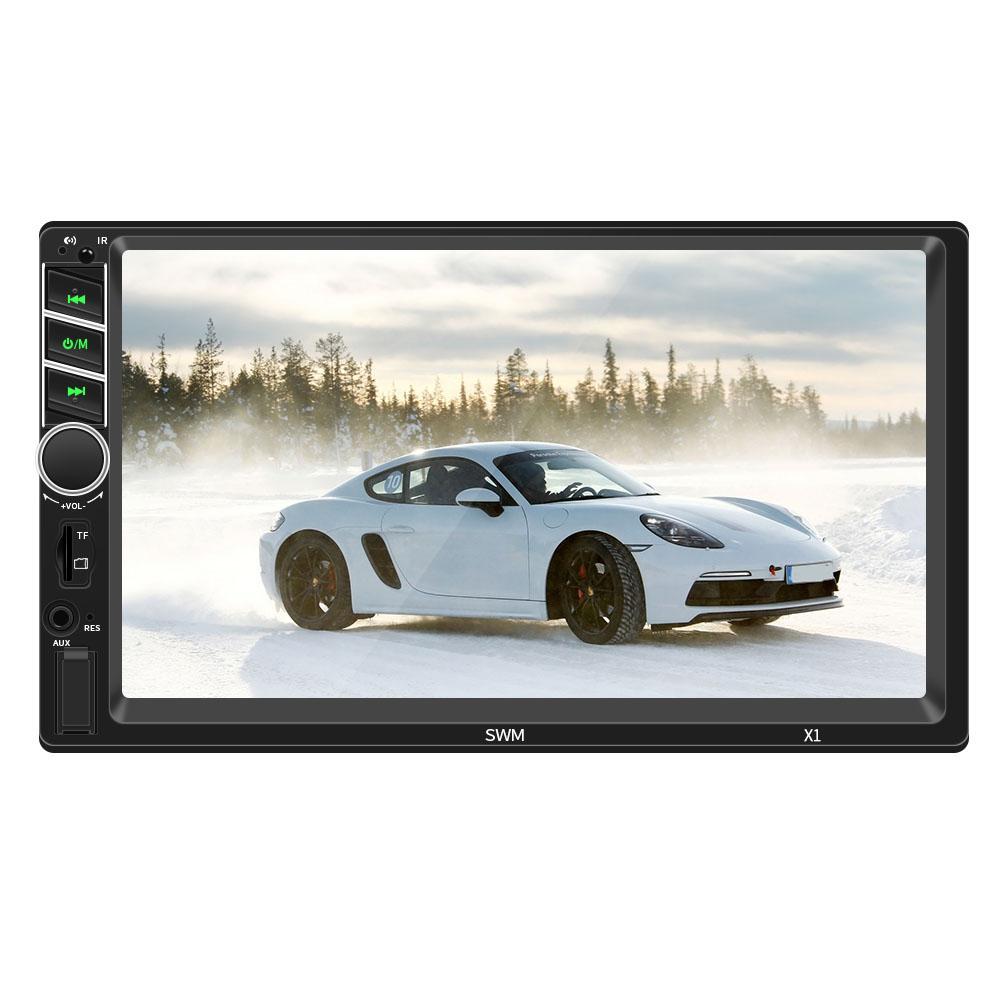 

SWM X1 7 inch Car MP5 Player FM Radio BT AUX USB with Remote Control, With camera, 501 Original