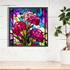 Diamond Painting -DIY Round Drill Stained Glass Celosia Cristata(40x40cm)