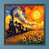 Diamond Painting-5D Full Round Drill Little Train(40x40cm)