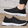 Gioiacombo&trade; Sneaker slip-on da uomo in mesh leggero e traspirante