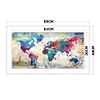 World Map-11CT Stamped Cross Stitch Kit(85*40cm)