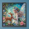 F&eacute;e fille-sp&eacute;cial forme diamant peinture-30 * 30cm